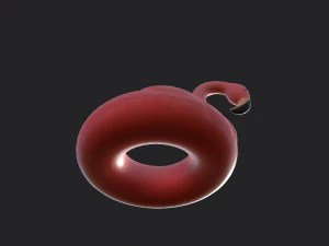 swimming ring flamingo 3D Model