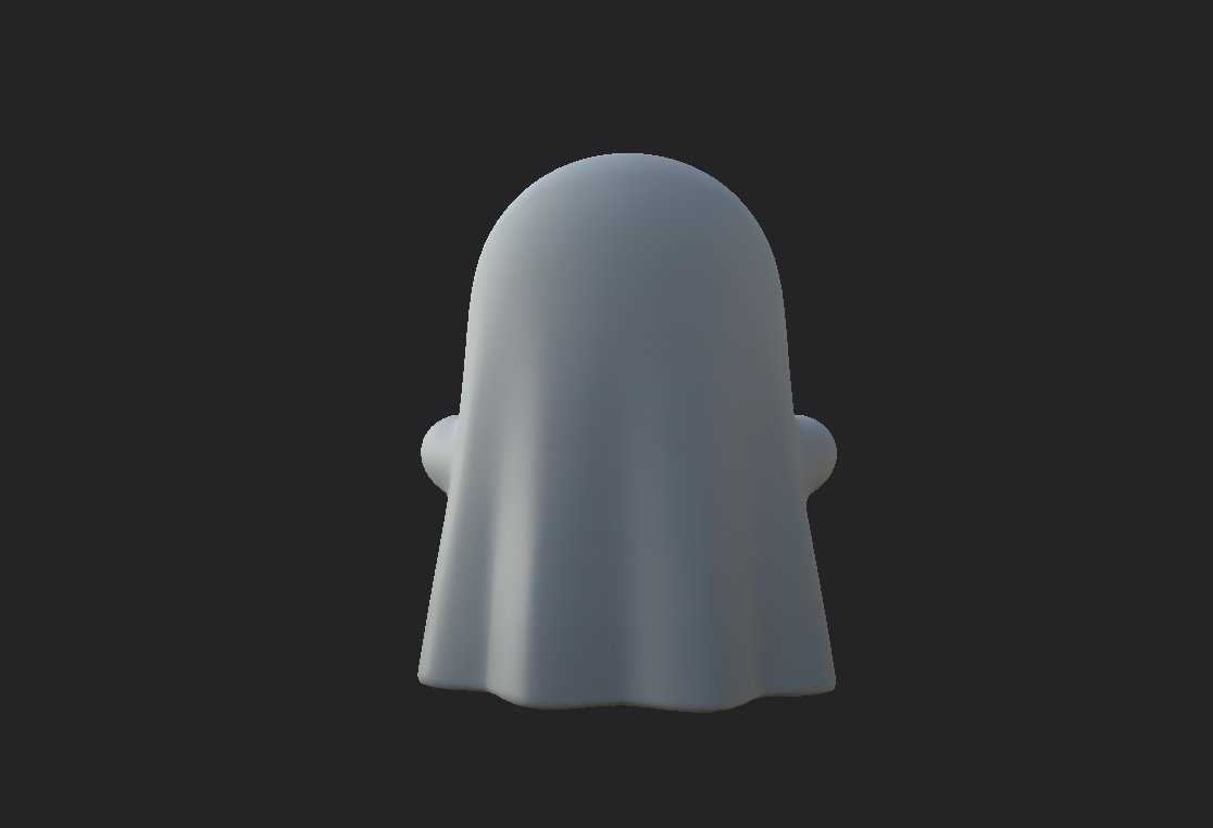 Ghost 3d model. Призрак 3d модель.
