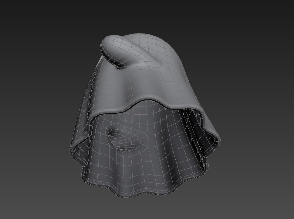 Ghost 3d model. Ghost model.