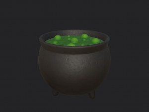 halloween pot 3D Model