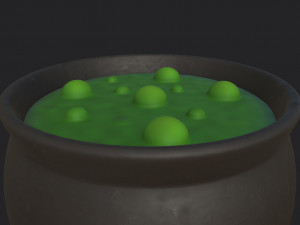 halloween pot 3D Model