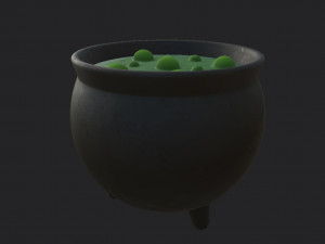 halloween pot 3D Model