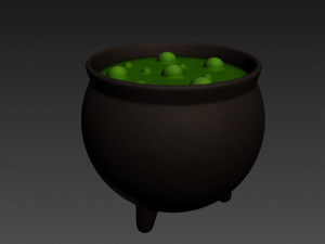 halloween pot 3D Model