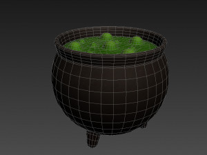 halloween pot 3D Model