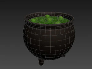 halloween pot 3D Model