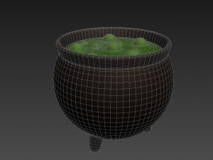 halloween pot 3D Model