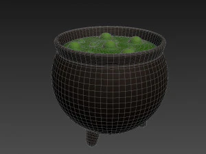 halloween pot 3D Model