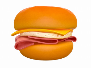 bagel Model 3D