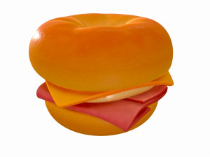 bagel Model 3D