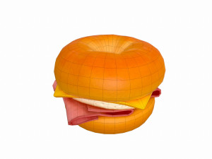 bagel Model 3D