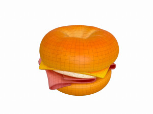 bagel Model 3D