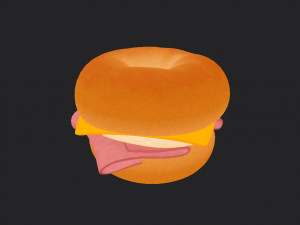 bagel Model 3D