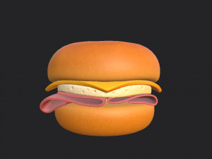 bagel Model 3D