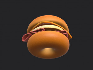 bagel Model 3D