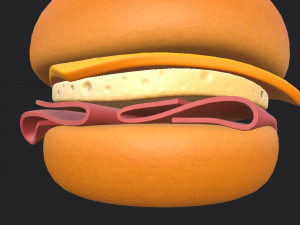 bagel Model 3D