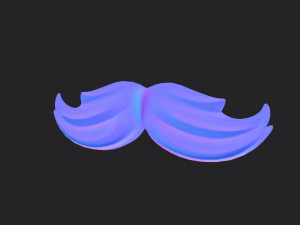 mustache Modèle 3D