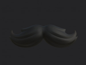 mustache Modèle 3D