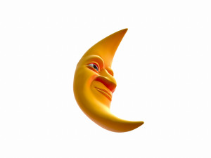 cartoon moon Model 3D