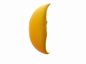 cartoon moon Model 3D