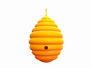 bee hive Model 3D