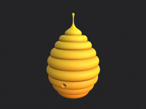 bee hive Model 3D