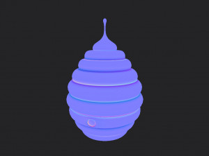 bee hive Model 3D
