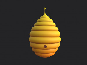 bee hive Model 3D