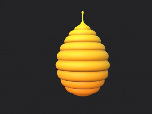 bee hive Model 3D