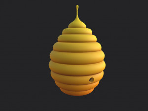 bee hive Model 3D