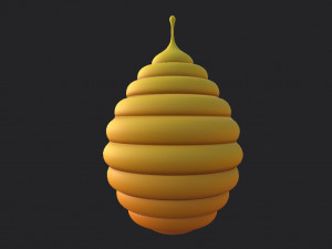 bee hive Model 3D