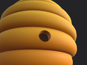 bee hive Model 3D