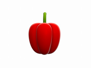 bell pepper 3D Model