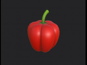 bell pepper 3D Model
