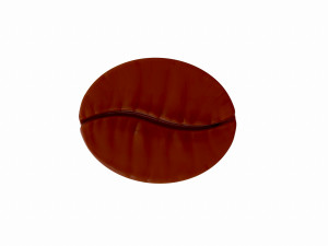 coffee bean Modello 3D