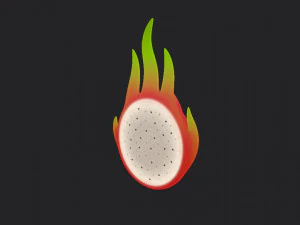 pitaya 3D Model