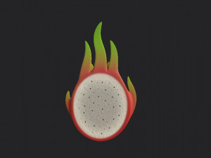pitaya 3D मॉडल