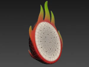 pitaya 3D Model