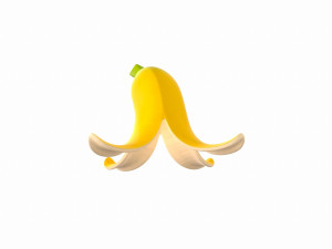 banana peel 3D 模型