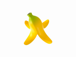 banana peel 3D 模型