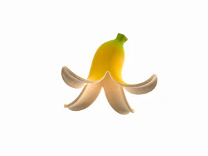 banana peel 3D Model