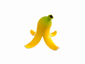 banana peel 3D 模型