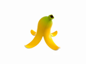 banana peel 3D Model