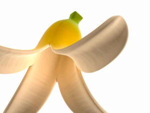 banana peel 3D Model
