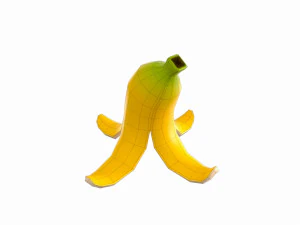 banana peel 3D Model