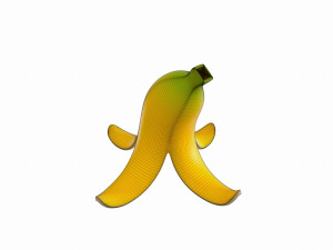 banana peel 3D 模型