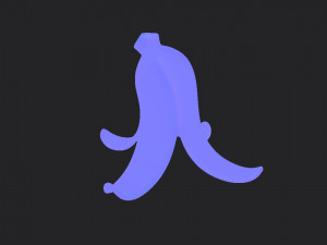 banana peel 3D 模型