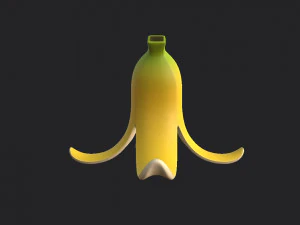 banana peel 3D Model