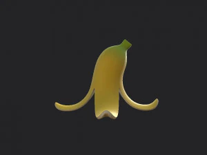 banana peel 3D Model