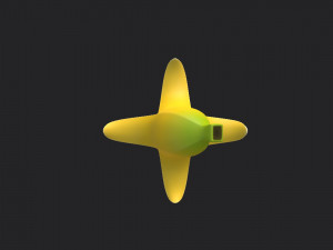 banana peel 3D 模型