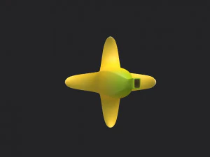 banana peel 3D Model
